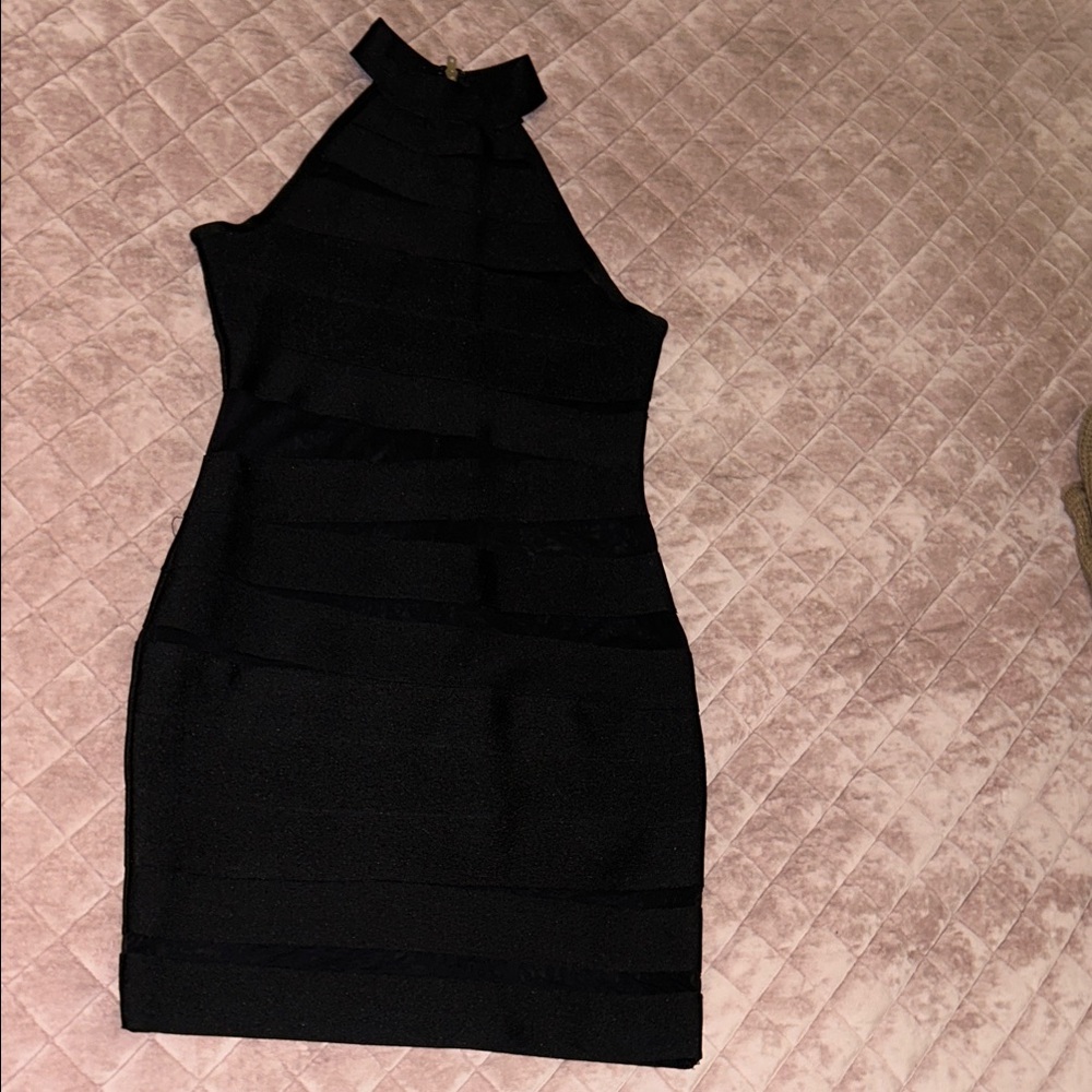 Elegant Black Sleeveless Dress